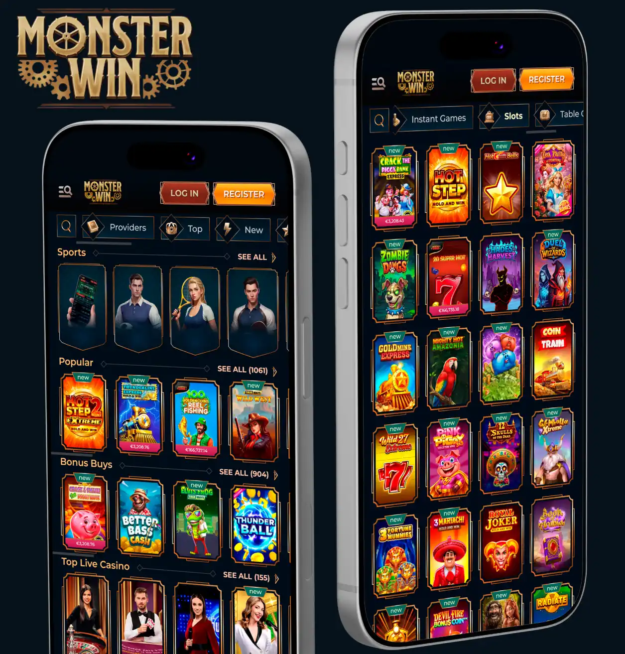 Pagos Monster Win
